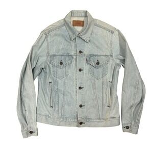 Vintage‎ Levis Denim Trucker Jacket Women's Medium Jean 7050-0211 Made in USA
